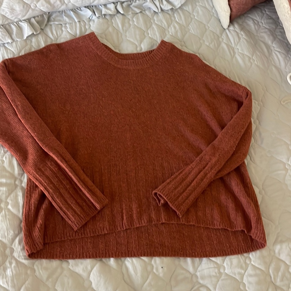 Madewell cropped sweater.